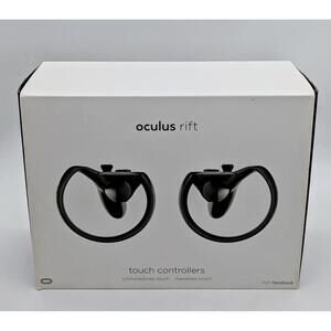 Meta Oculus Rift Touch Motion Controllers Black With Sensor - VR Set W/ Box